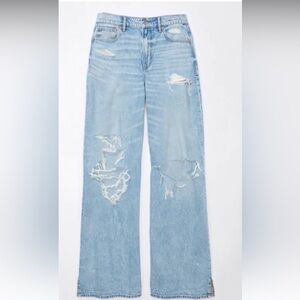 American eagle wide leg jeans EUC stretchy extra long